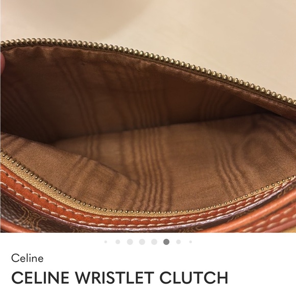 CELINE Brown Leather bag - Picture 12 of 16